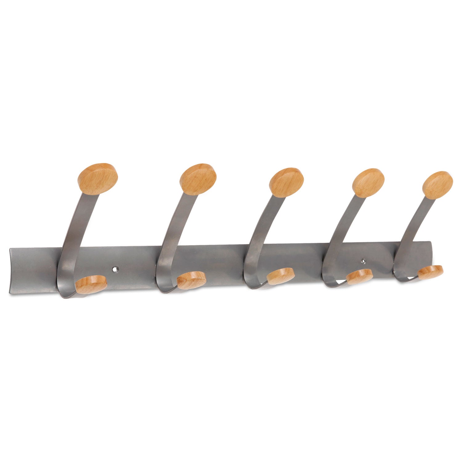 Wooden Coat Hook | 5-Peg Wall Rack | Alba™