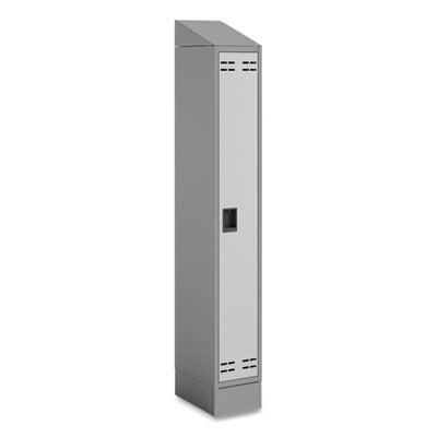 Single Continuous Metal Locker Base | Safco | Gray
