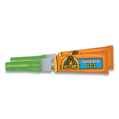 Gorilla Super Glue Gel | Two .11 oz Tubes