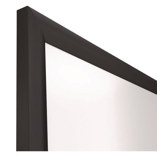 TRU RED™ Magnetic Porcelain Dry Erase Board, 96" x 48", White Surface, Black Aluminum Frame