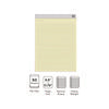 TRU RED™ Notepads, Narrow Rule, 50 Canary Yellow 8.5 x 11.75 Sheets, 6/Pack