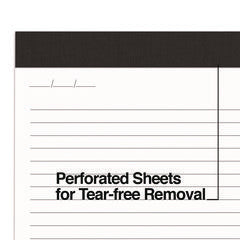 TRU RED™ Notepads, Narrow Rule, 50 White 8.5 x 11.75 Sheets, 6/Pack