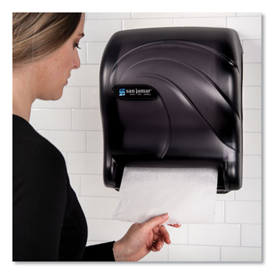 San Jamar® Tear-N-Dry Essence Touchless Towel Dispenser, 11.75 X 9.13 X 14.44, Black Pearl
