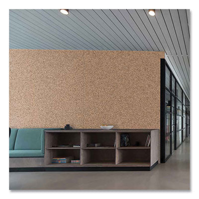 Ghent Natural Cork Roll, 48.5" x 0.25" x 144", Natural Brown