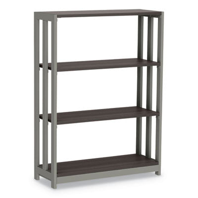 Linea Italia Trento Line Bookcase | 3-Shelf Mocha