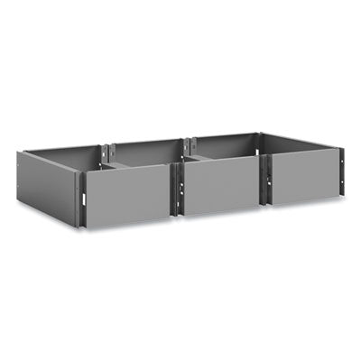 Triple Continuous Metal Locker Base | Safco | Gray