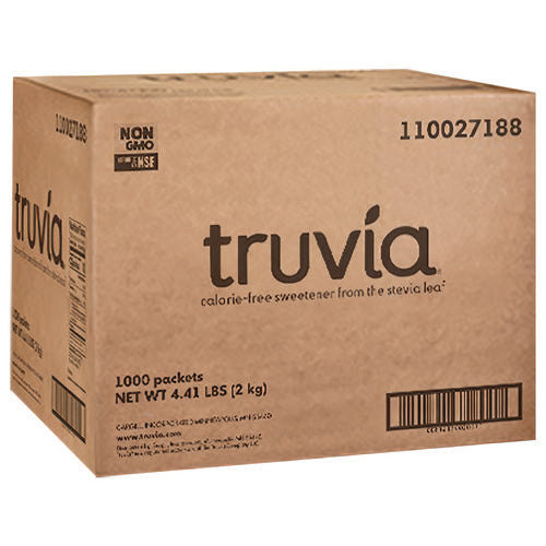 Truvia® Natural Sugar Substitute, 0.07 oz Packet, 1,000/Carton