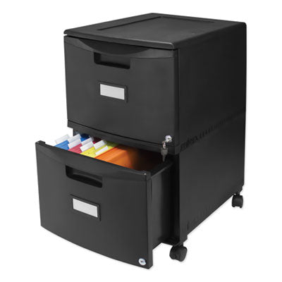 Double-Door Storage Cabinet | 36x18x72, Gray/Blk