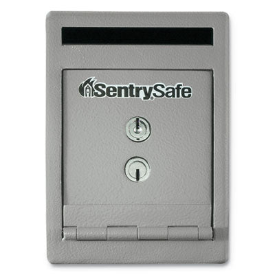 Sentry® Safe Uc025k Safe, 0.23 Cu Ft, 6 X 12.3 X 8.5, Silver