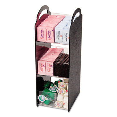 Commercial Grade Compact Condiment Organizer | Blk