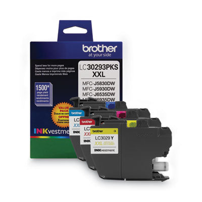 Brother LC30293PK Ink | Super High-Yield, Color