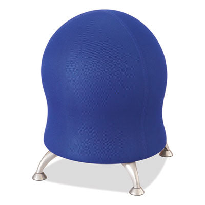 Zenergy Ball Chair | Backless, Blue Fabric