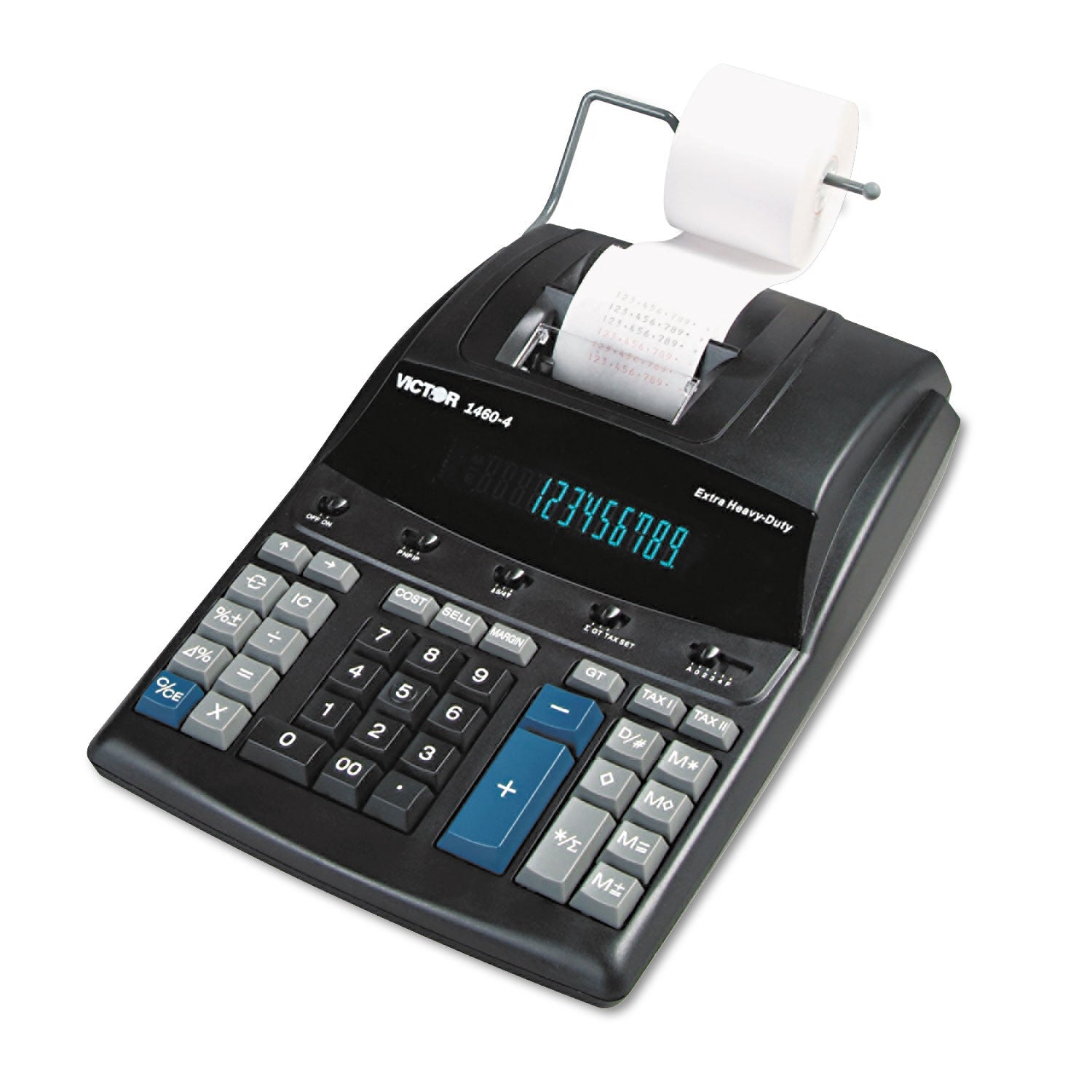 Victor® 1460-4 Extra Heavy-Duty Printing Calculator, Black/red Print, 4.6 Lines/sec