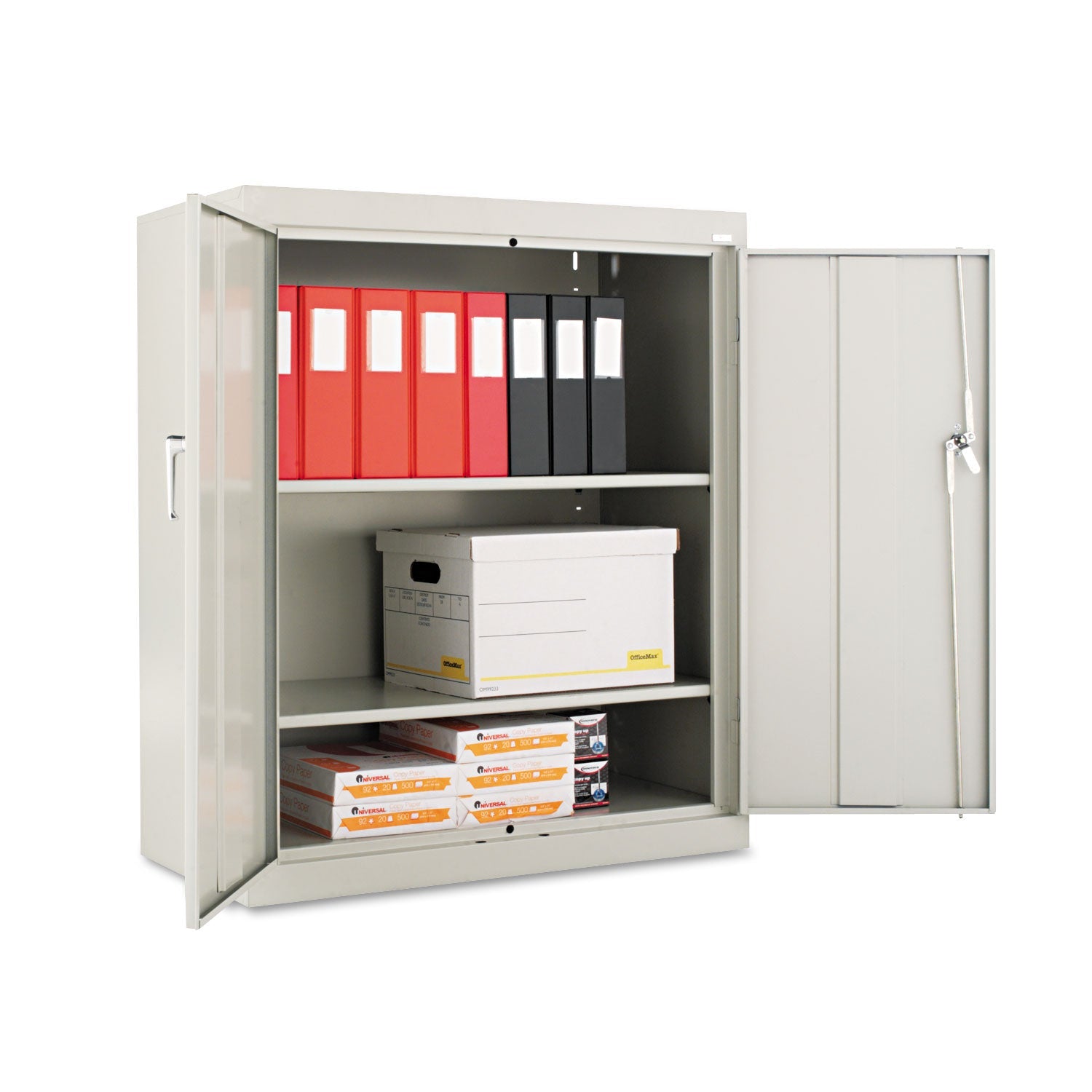 Welded Storage Cabinet | 42" High | Light Gray