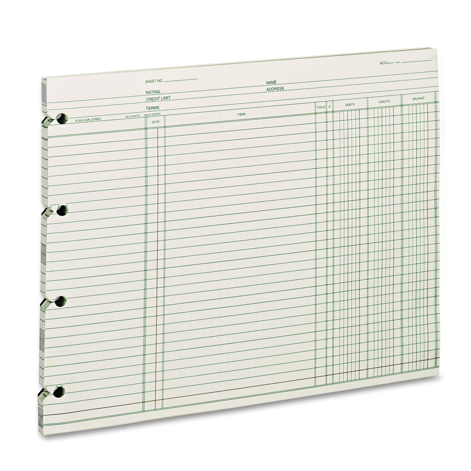 Wilson Jones Accounting Sheets | 100/Pack