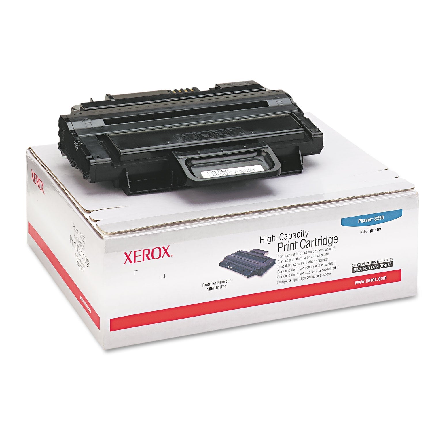 Xerox® 106r01374 High-Yield Toner, 5,000 Page-Yield, Black - Bloom Skins