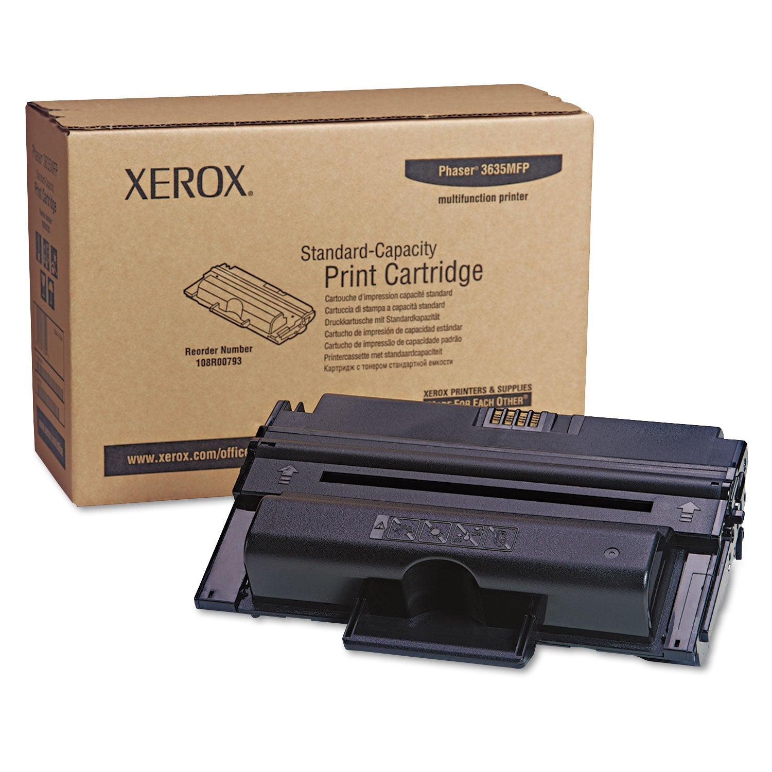 Xerox® 108r00793 Toner, 5,000 Page-Yield, Black
