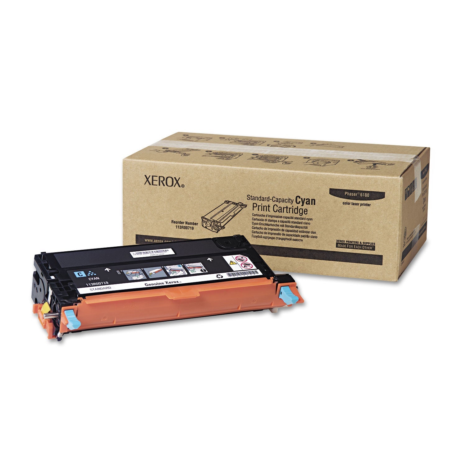 Xerox 113R00719 Toner | Cyan, 2,000 Pages