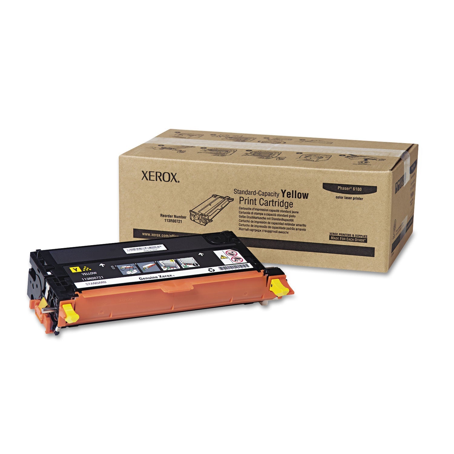 Xerox 113R00721 Toner | Yellow, 2,000 Pages