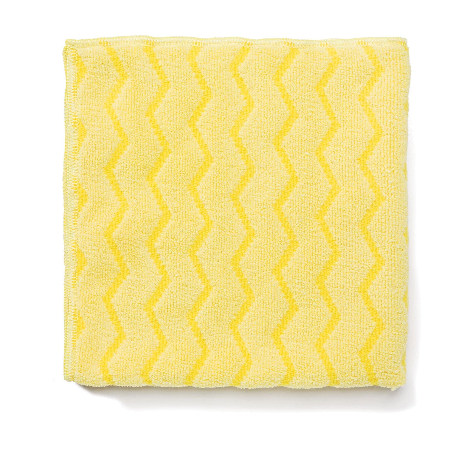 Rubbermaid® Commercial Reusable Cleaning Cloths, Microfiber, 16 X 16, Yellow, 12/carton