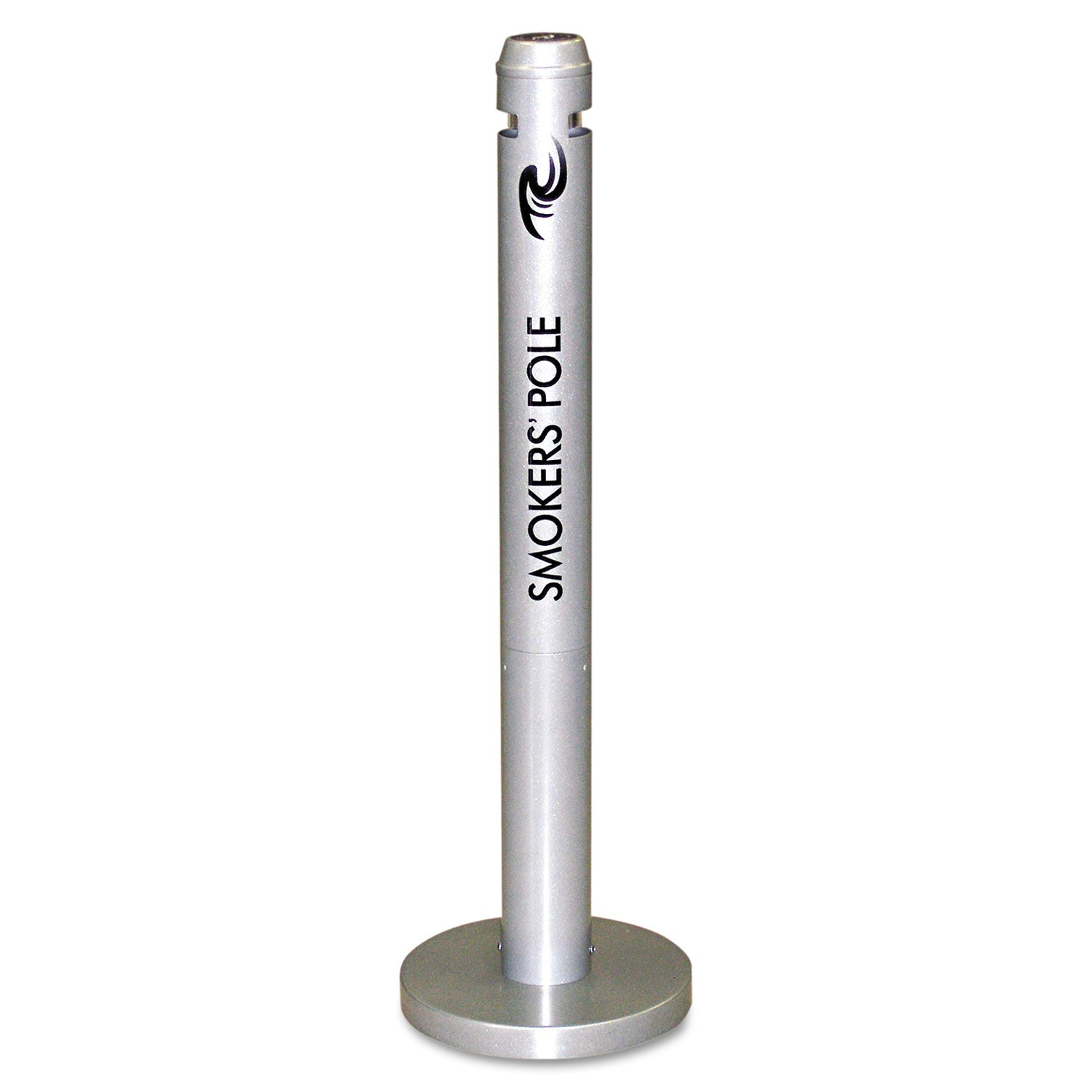 Smoker's Pole | Round, Silver