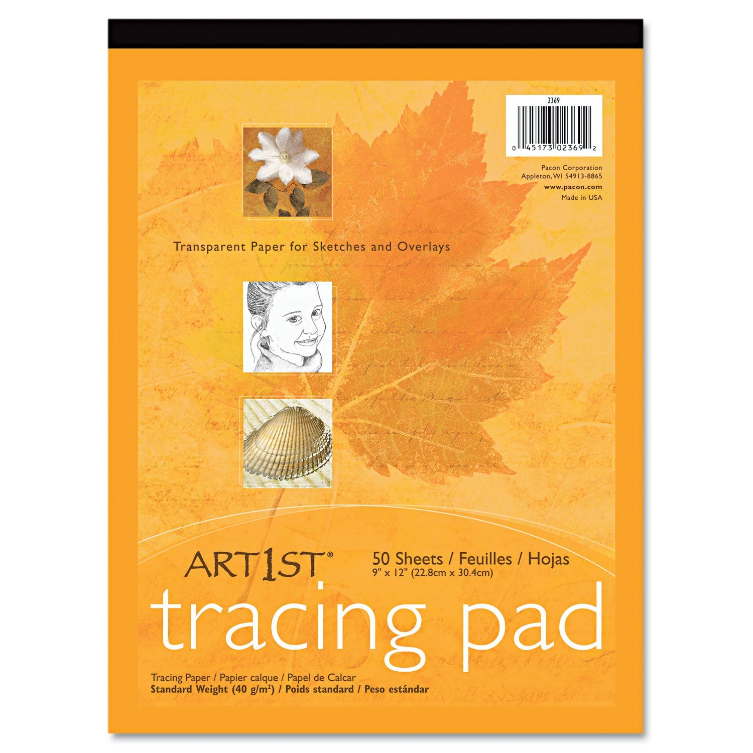 Pacon® Art1st Parchment Tracing Paper, 16 Lb, 14 X 17, White, 50/pack
