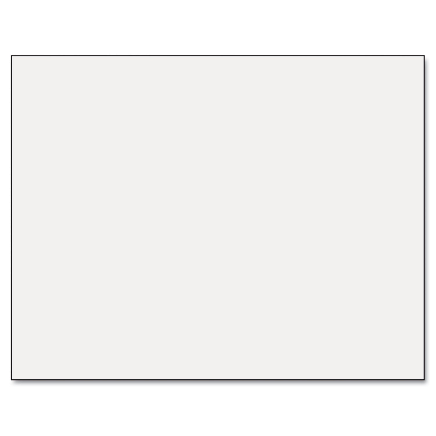 Pacon Six-Ply Railroad Board | White 25-Carton
