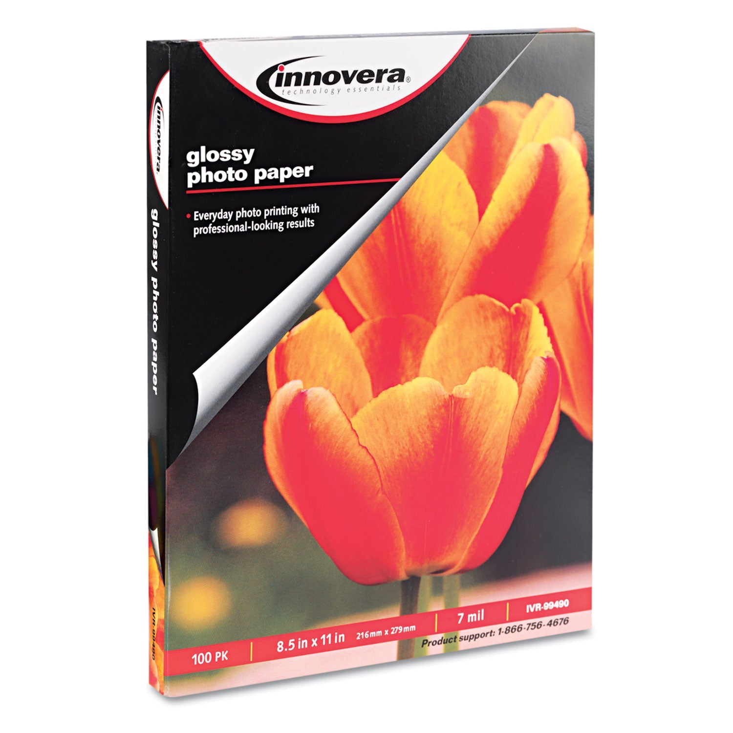 Innovera Glossy Photo Paper | 8.5x11 100/pack