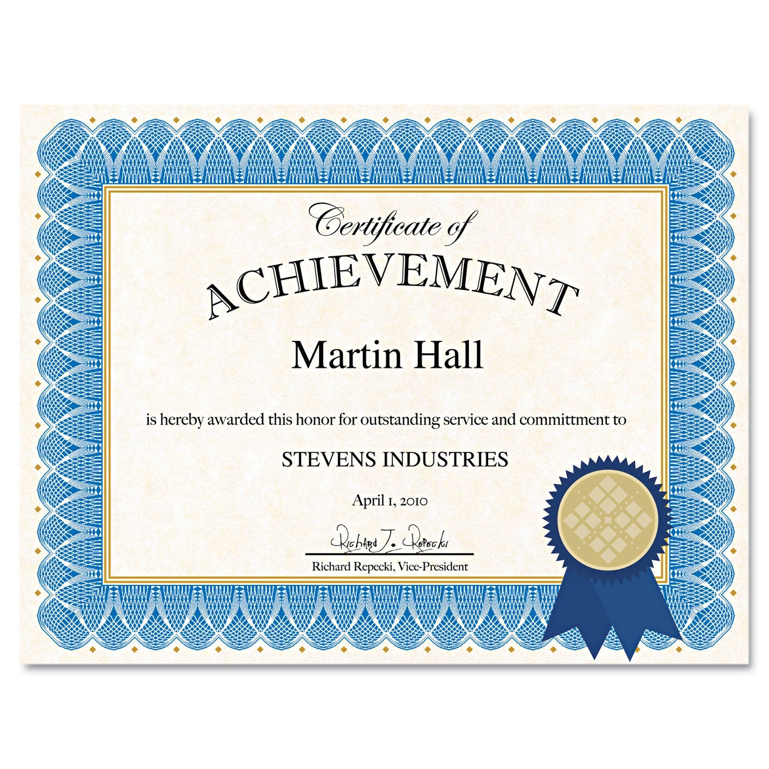 Geographics Certificate Kit | Blue Spiral