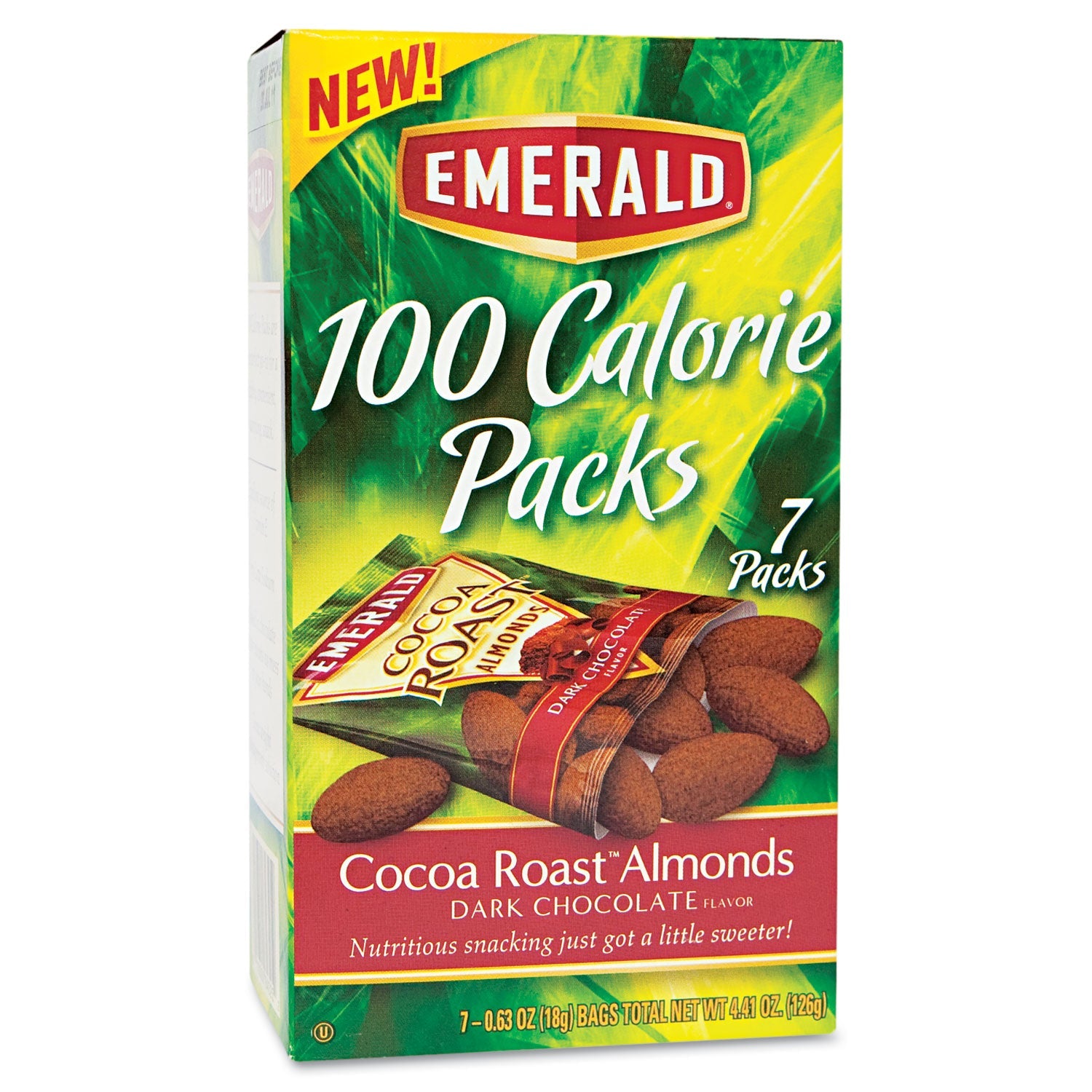 100 Calorie Cocoa Roast Almonds | 7-Pack, Emerald®