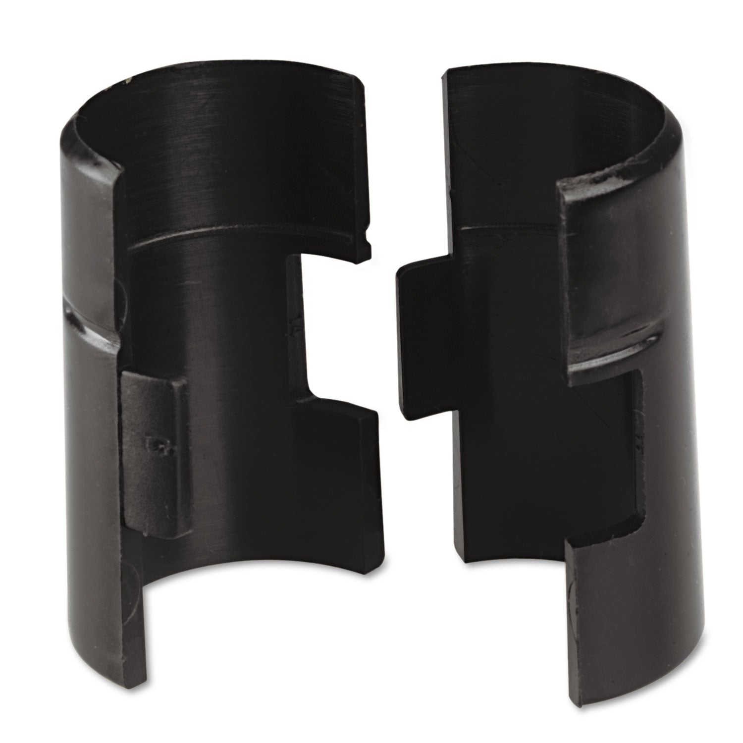 Alera® Wire Shelving Shelf Lock Clips, Plastic, Black, 4 Clips/pack