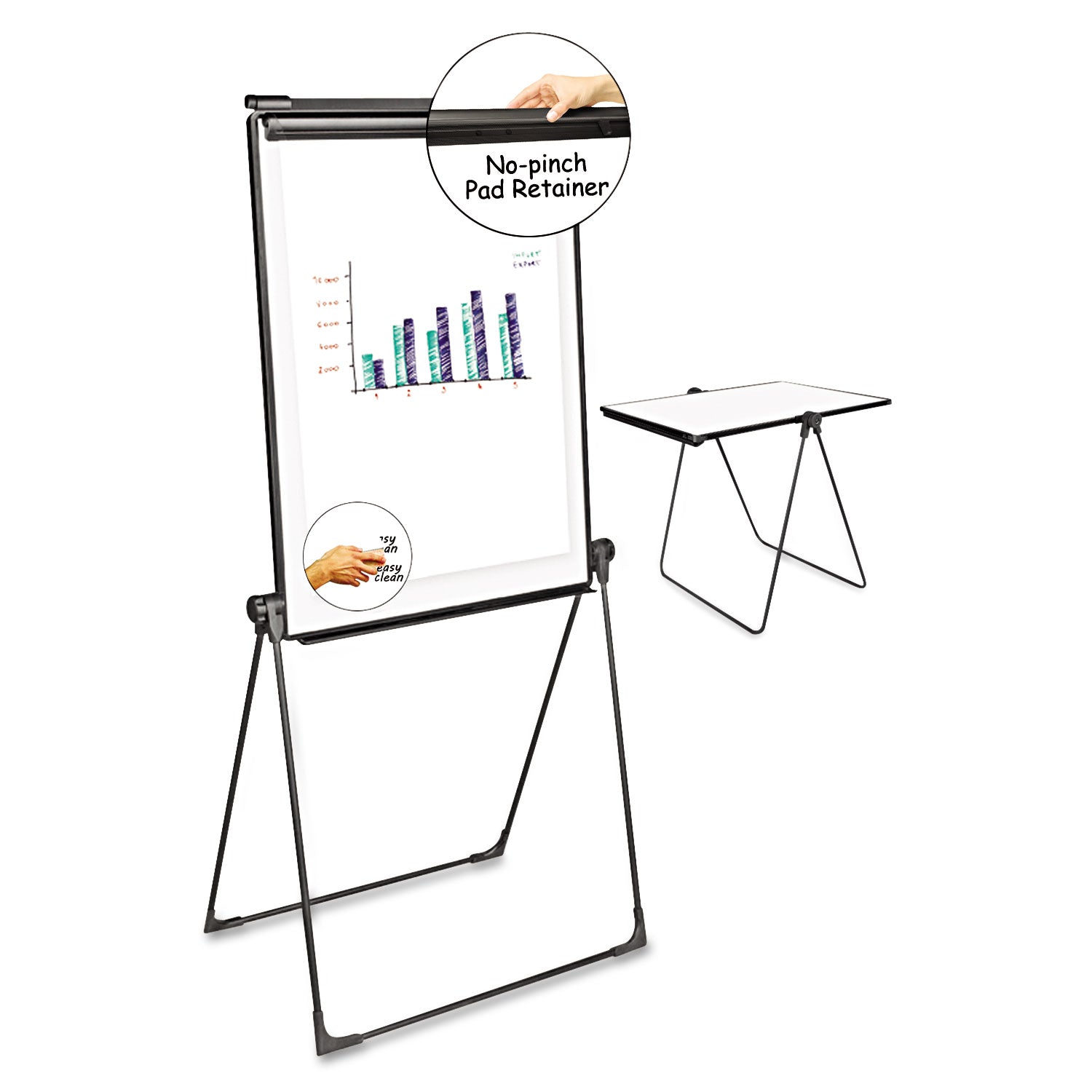 Foldable Double-Sided Dry Erase Easel | 29"x41"
