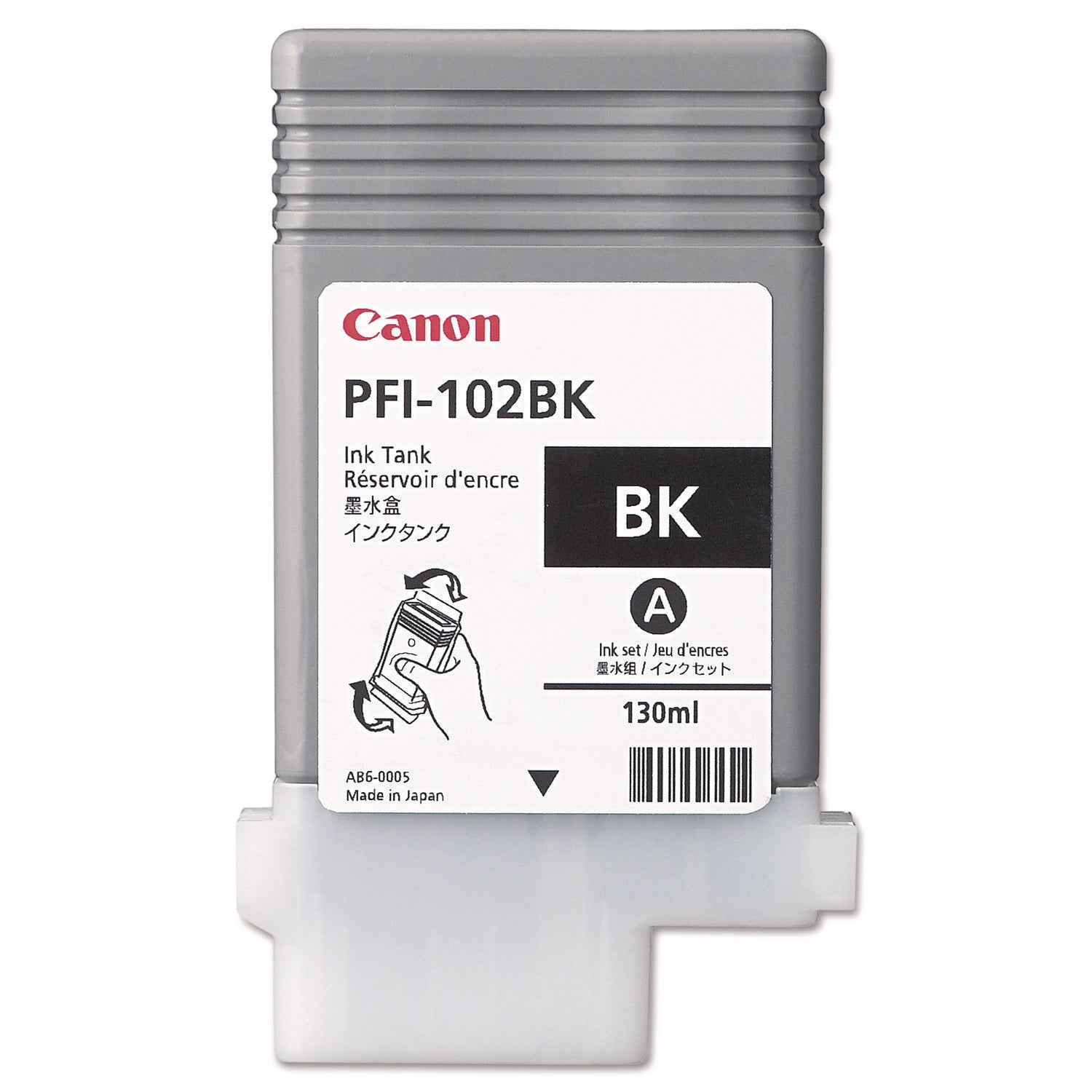 Canon® 0895B001AA (PFI-102) Ink, Black
