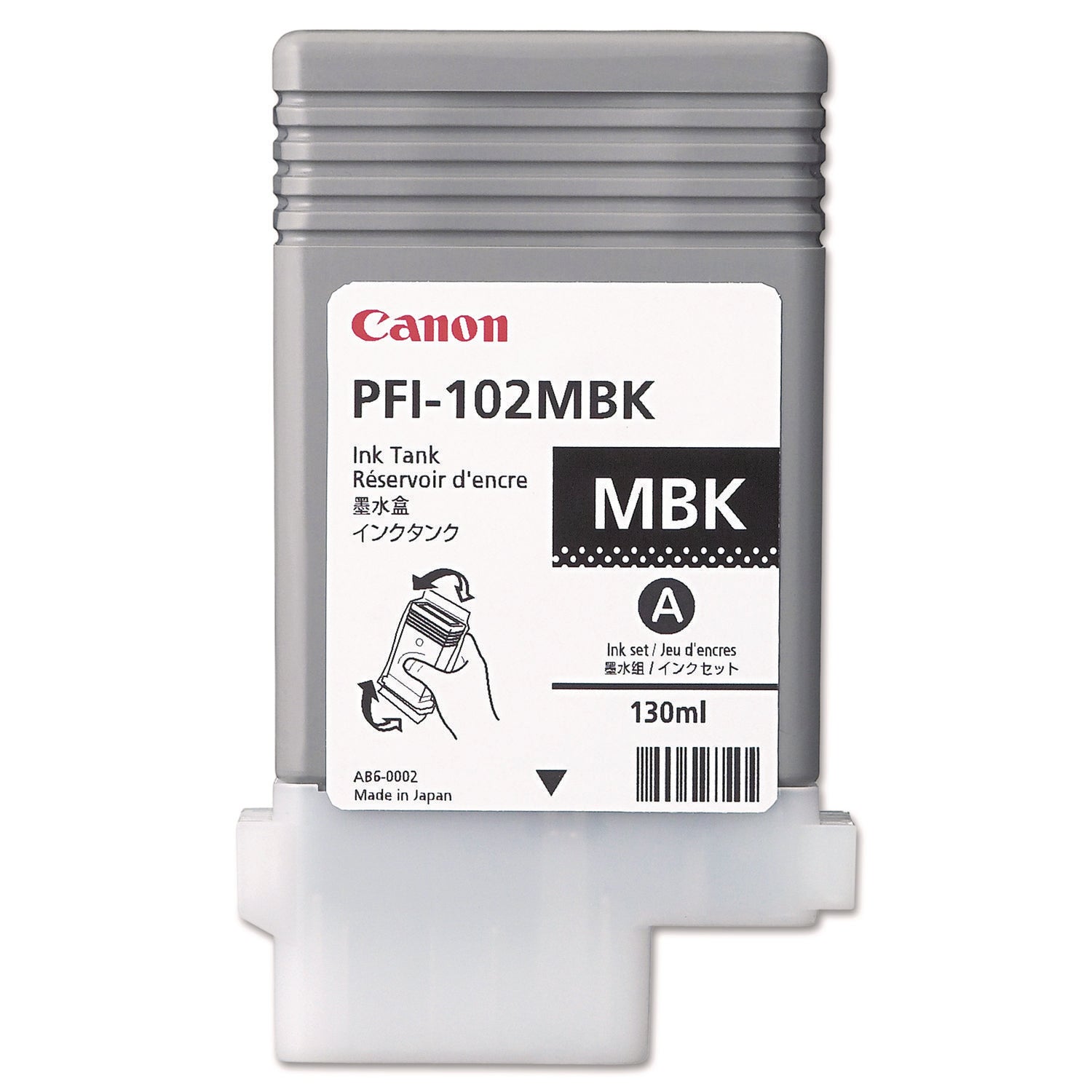 Canon® 0894B001AA (PFI-102) Ink, Matte Black