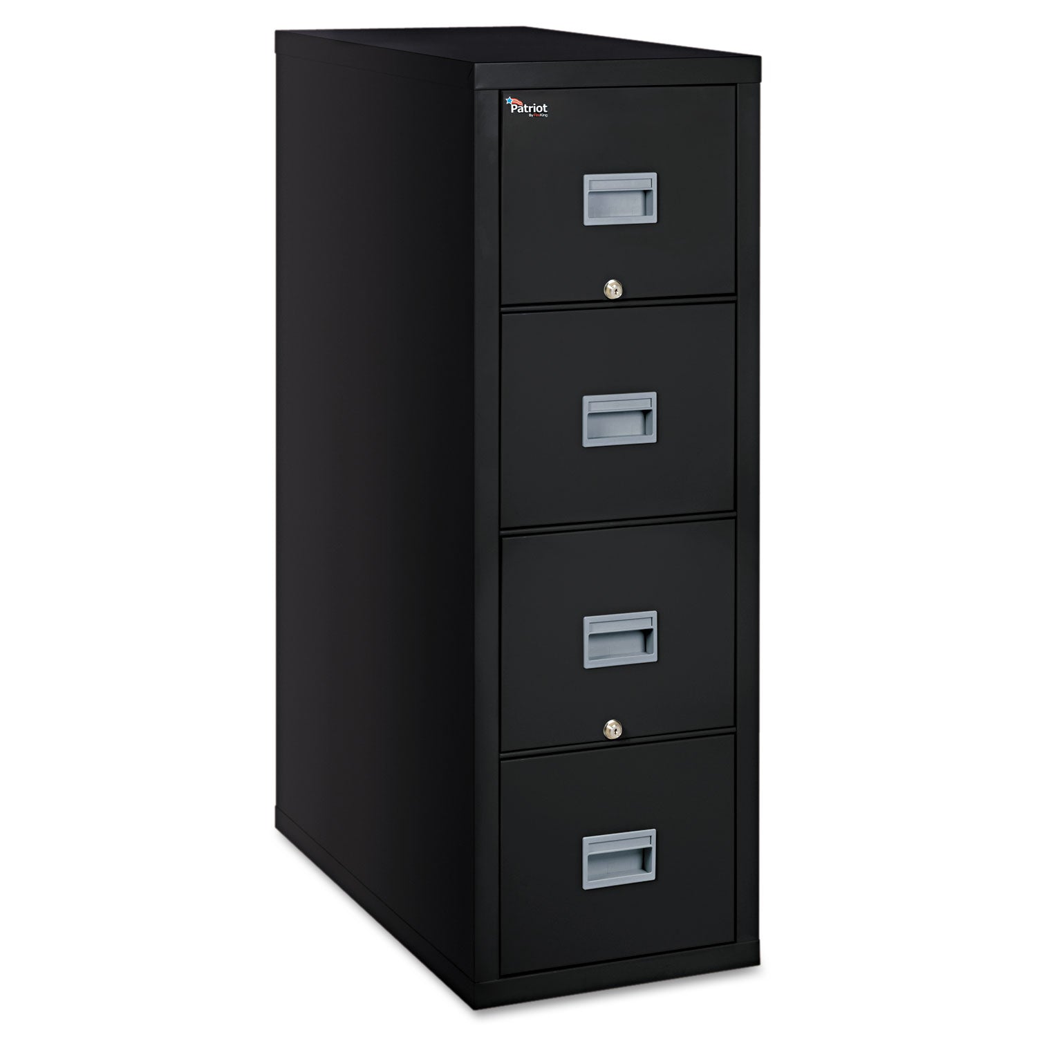 Patriot Insulated Fire File | 4-Drawer Legal Black