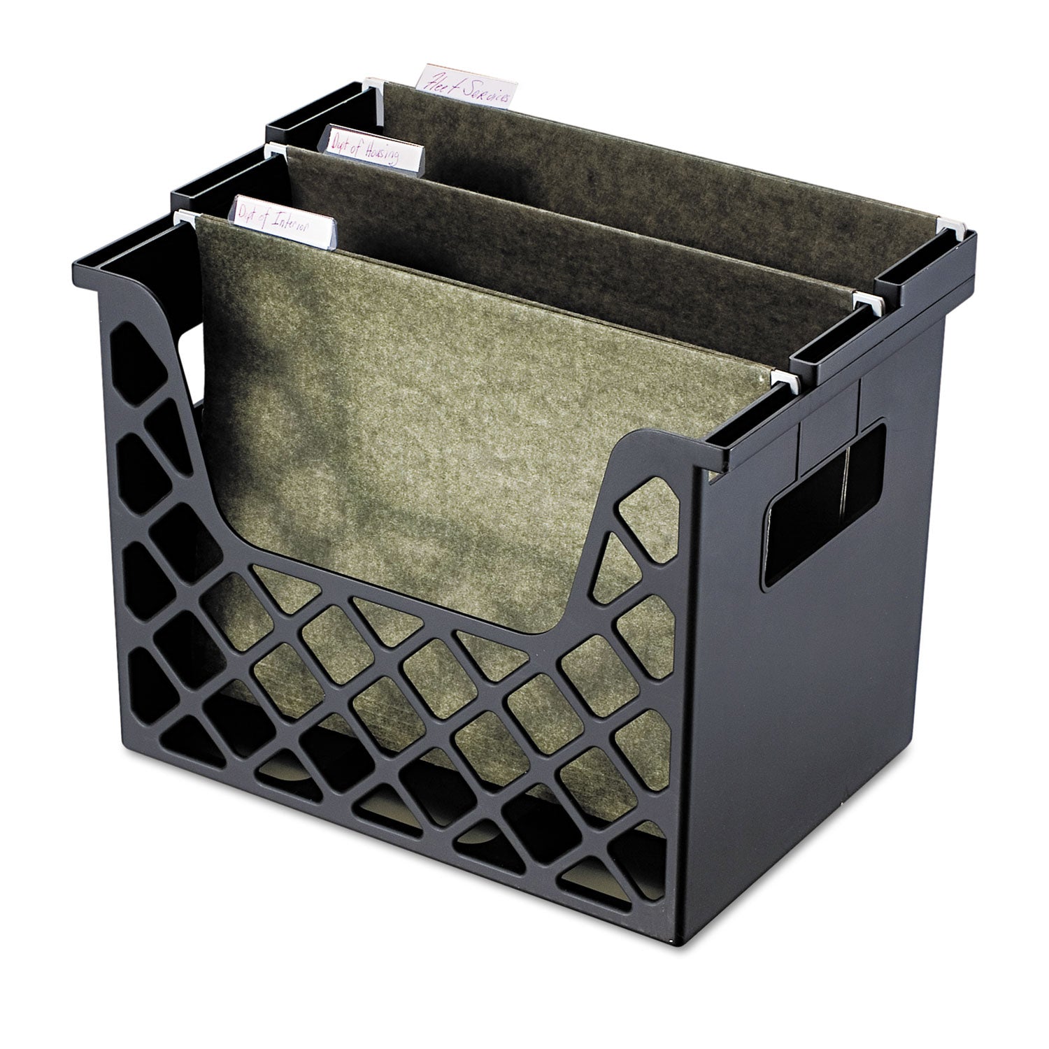 Officemate Recycled Desktop File Organizer | Black