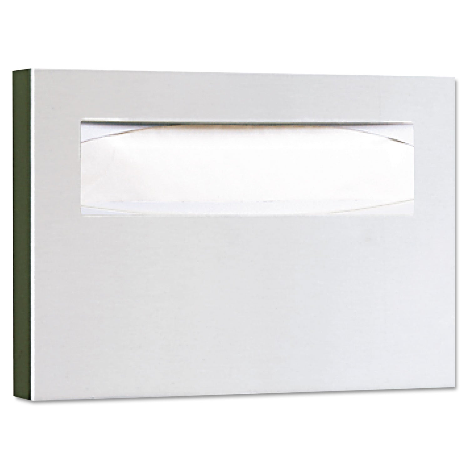 Bobrick Stainless Steel Toilet Seat Cover Dispenser, Classicseries, 15.75 X 2 X 11, Satin Finish