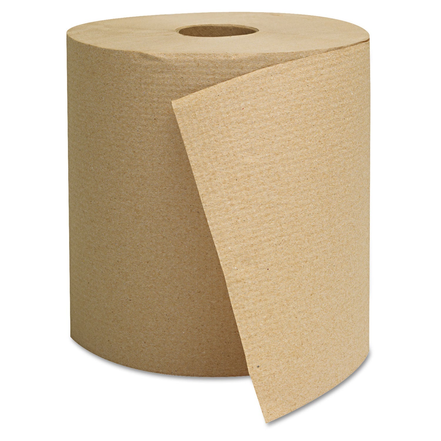 GEN Hardwound Roll Towels | 800 ft, Brown, 6/Ct