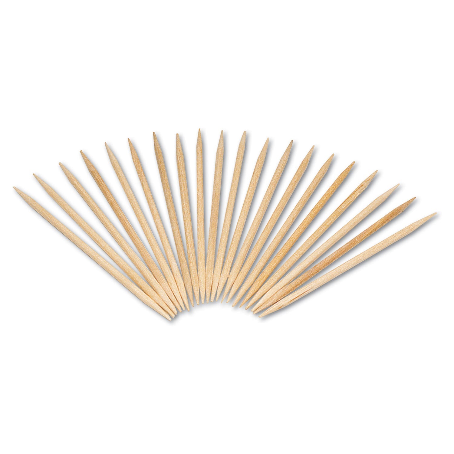 Round Wood Toothpicks | Natural | 96,000-Count