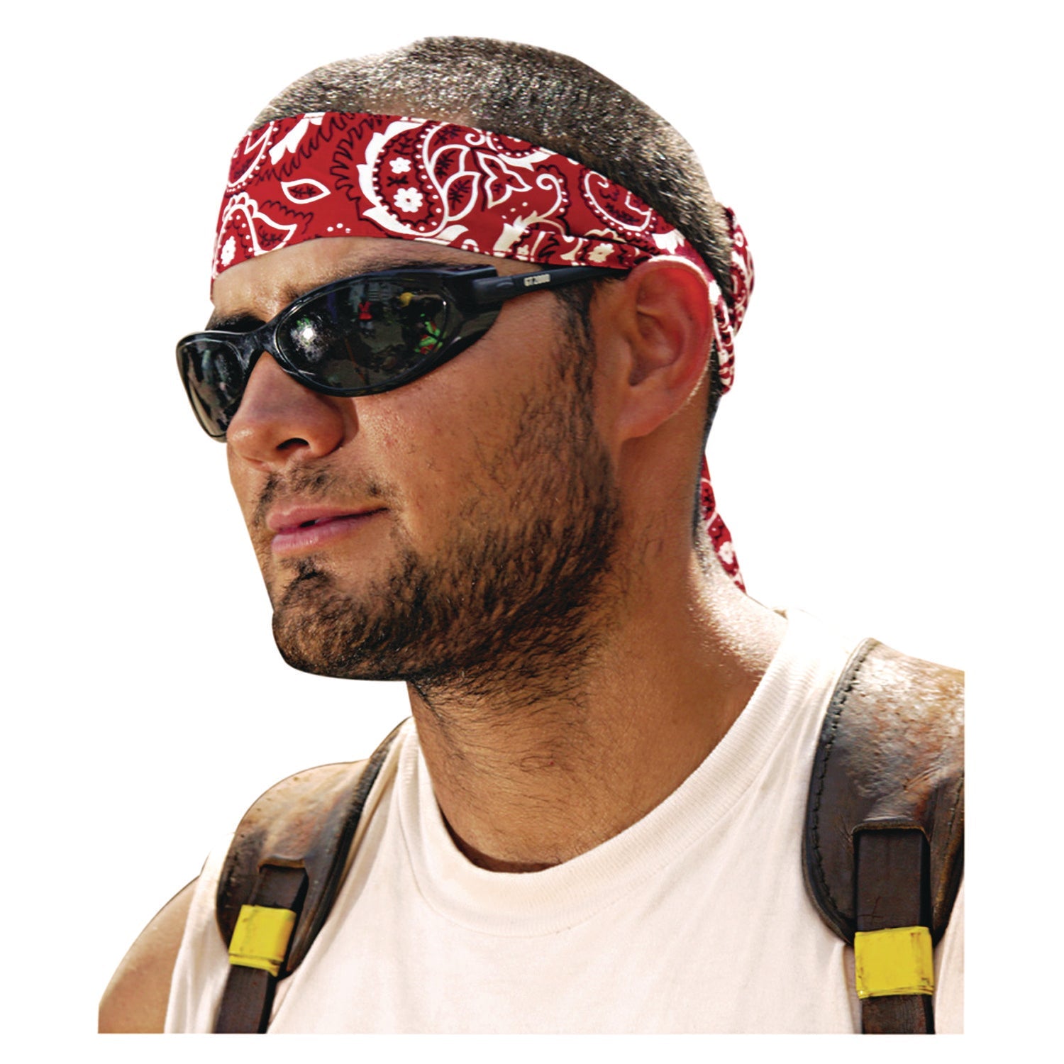 ergodyne® Chill-Its 6700/6705 Bandana/headband, One Size Fits All, Red Western - Bloom Skins