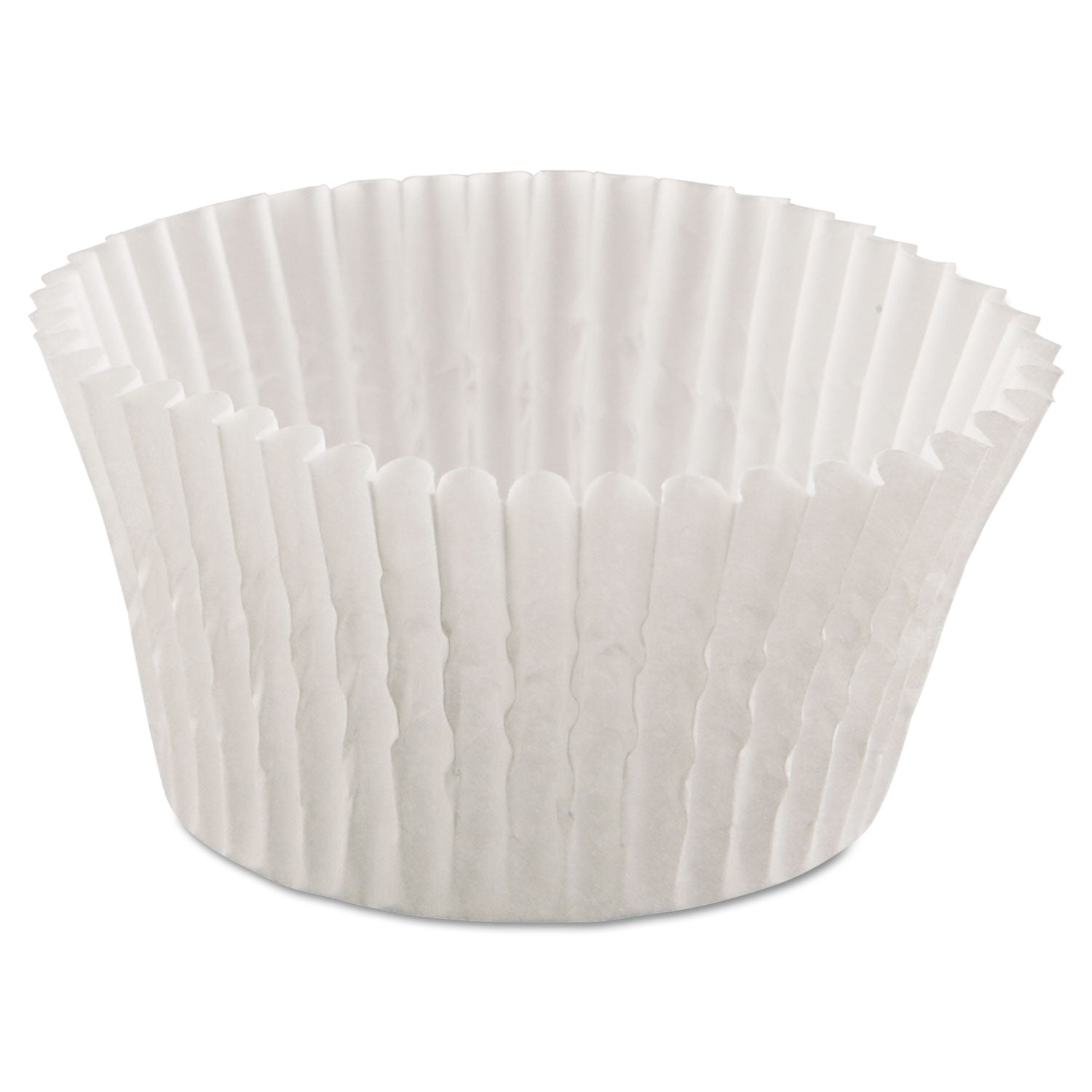 Fluted Bake Cups | 4.5" White, 500/Pack