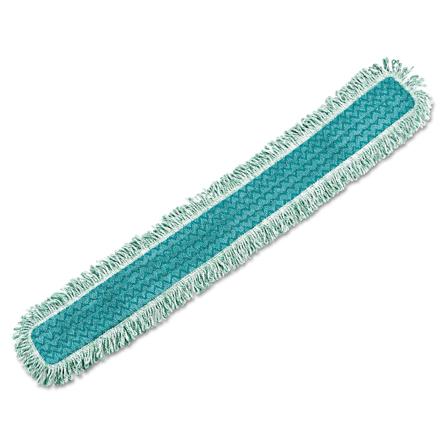 Rubbermaid® Commercial HYGEN™ Hygen Dust Mop Heads With Fringe, Green, 48", Microfiber