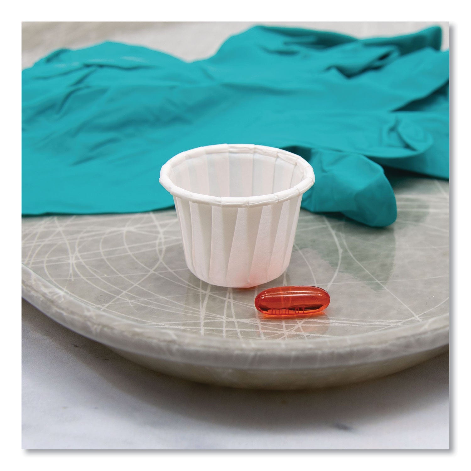 SOLO® Paper Portion Cups, 0.75 oz, White, 250/Bag, 20 Bags/Carton