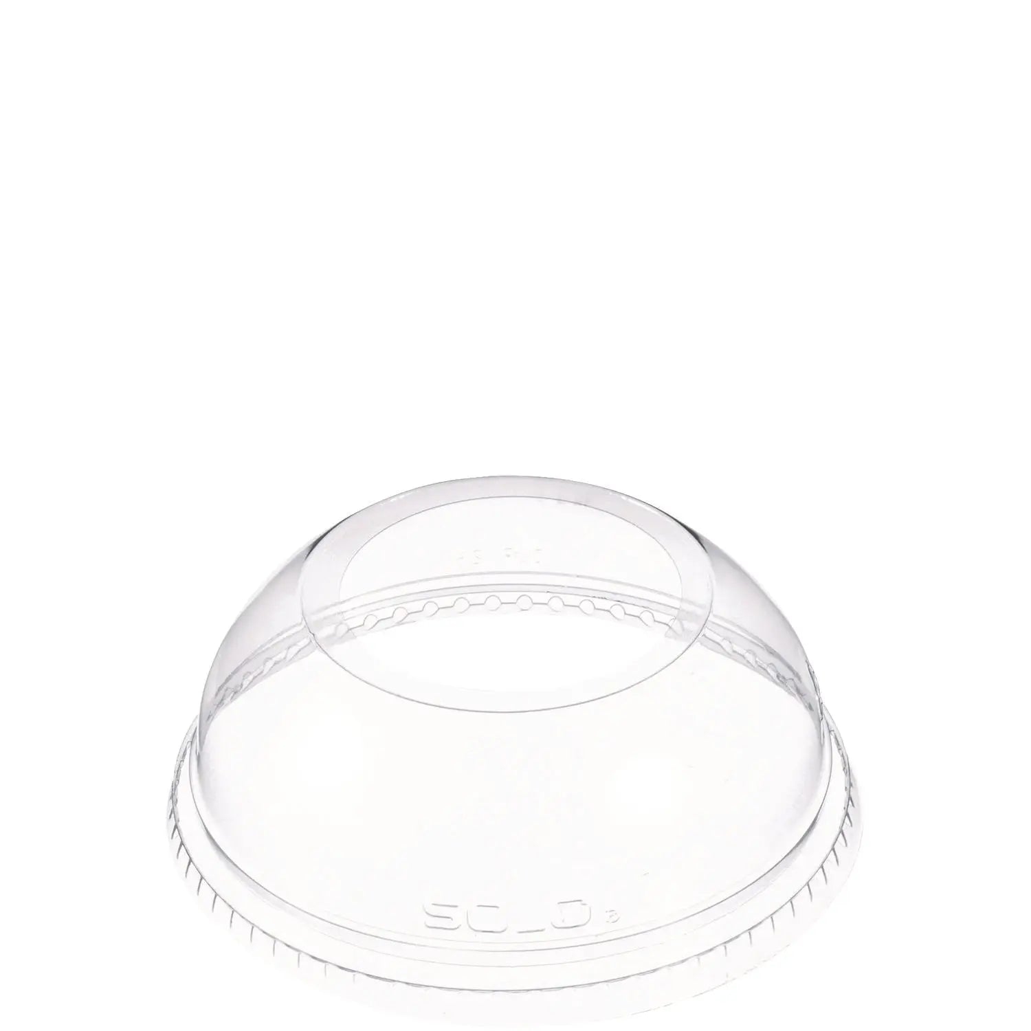 Dart® Open-Top Dome Lid, With 1.9" dia Hole, Fits 16 oz to 24 oz Cold Cups, Plastic, Clear, 1,000/Carton