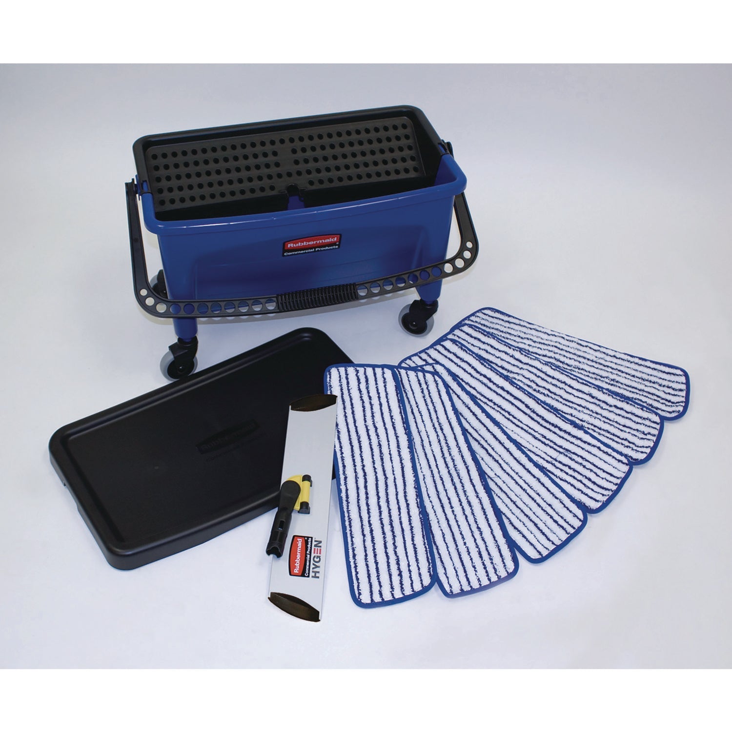 Microfiber Floor Finishing System | Blue/White