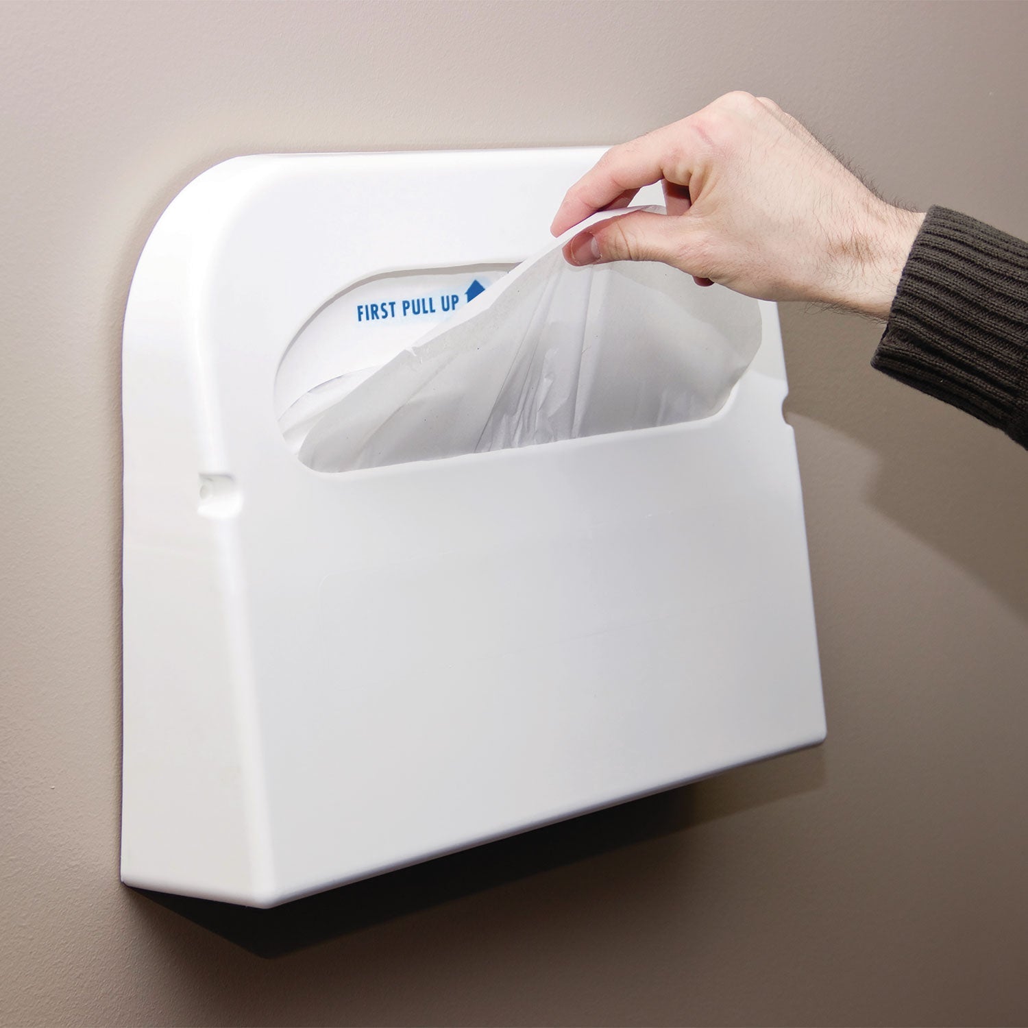 HOSPECO® Health Gards Toilet Seat Covers, 14.25 X 16.5, White, 250 Covers/pack, 20 Packs/carton