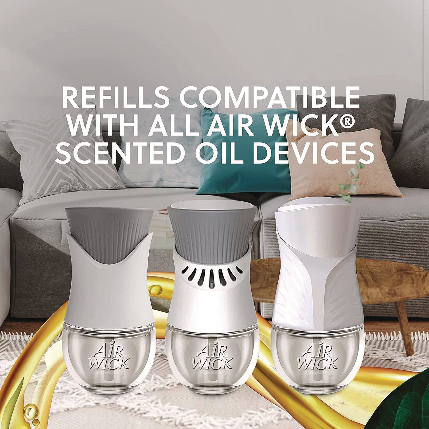Air Wick® Scented Oil Warmer, 1.75" x 2.69" x 3.63", White, 6/Carton
