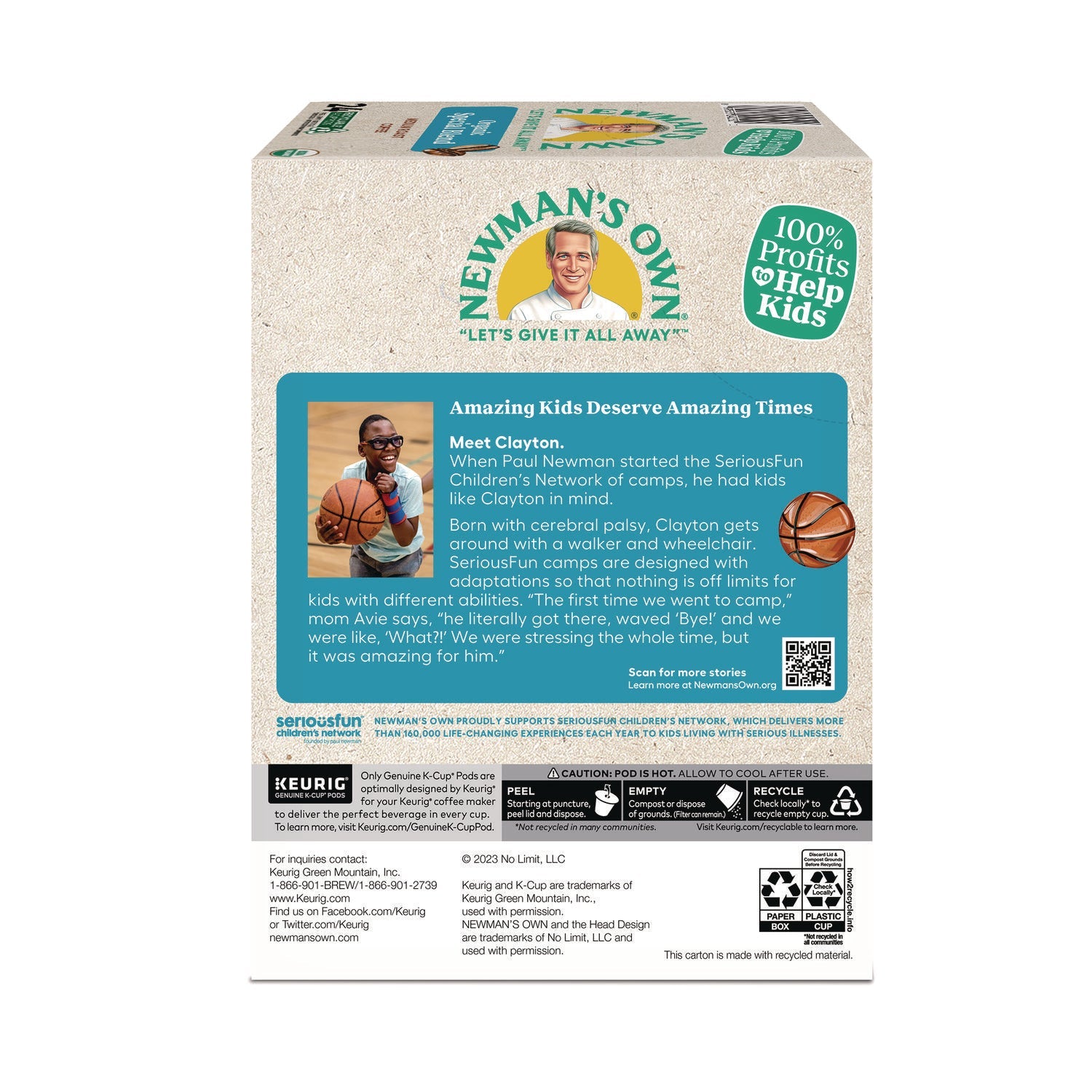 Newman's Own® Organics Special Blend Coffee K-Cups, 24/Box
