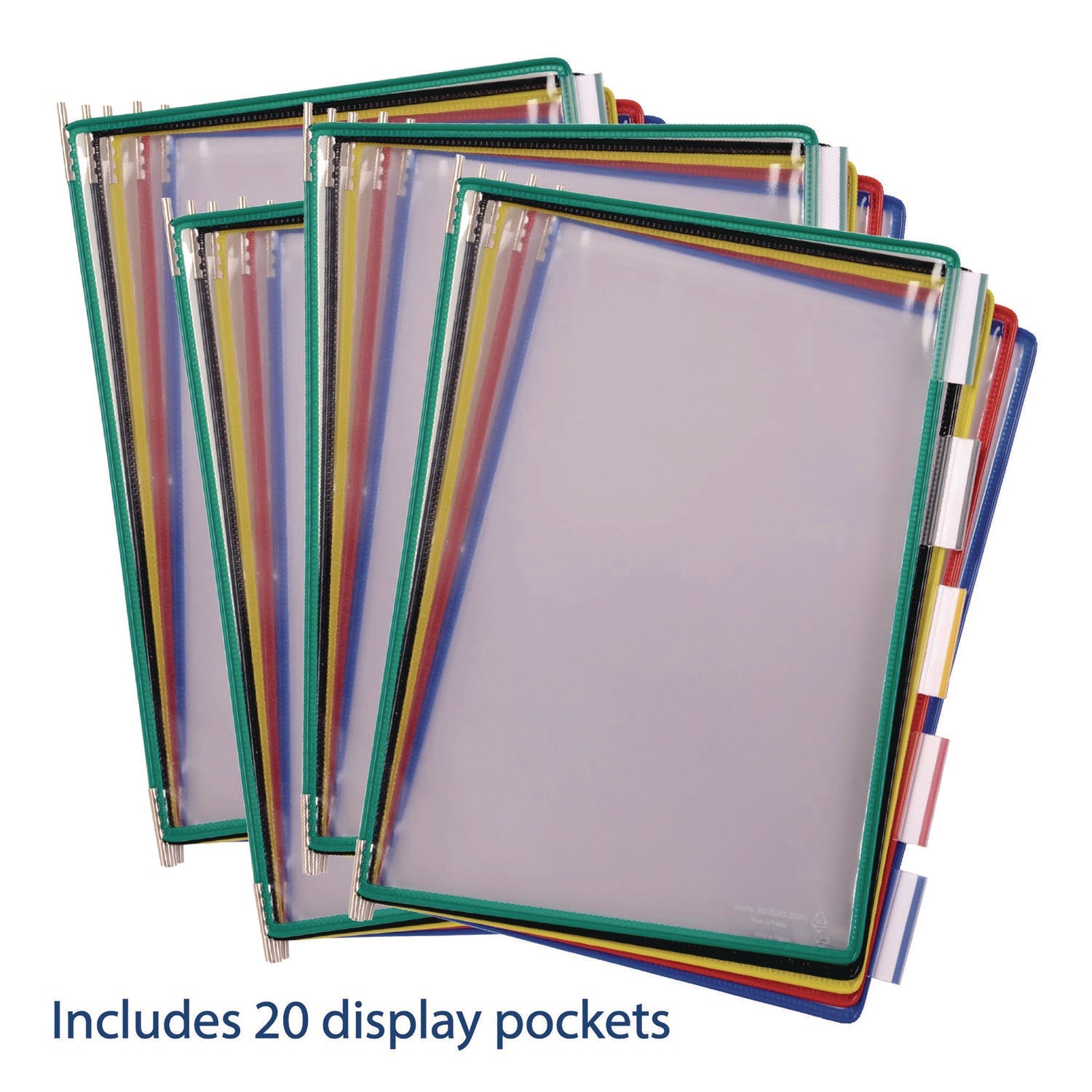 djois® by Tarifold Desktop Reference Starter Set With Display Pockets, 20 Pockets - Bloom Skins