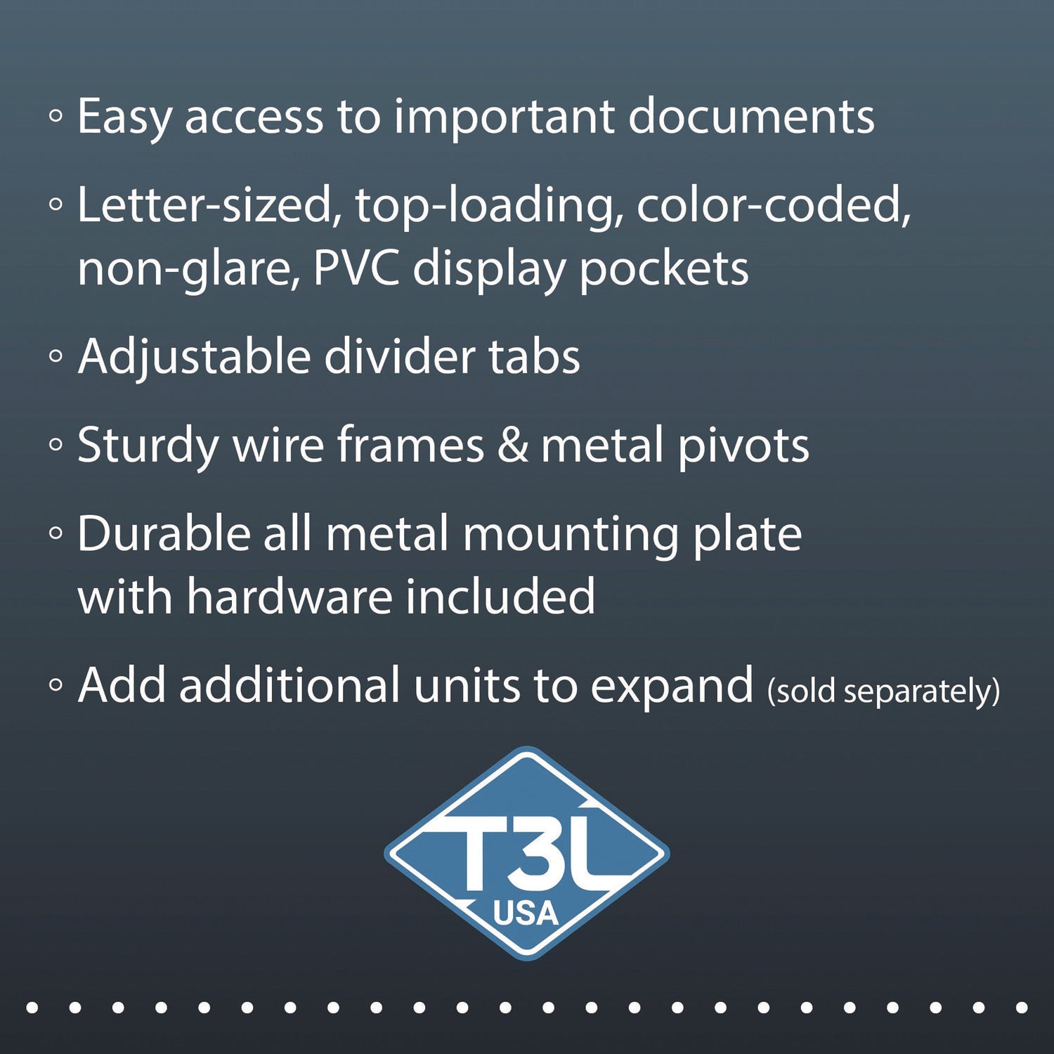 djois® by Tarifold Desktop Reference Starter Set, 10 Pockets, 5 Tabs - Bloom Skins